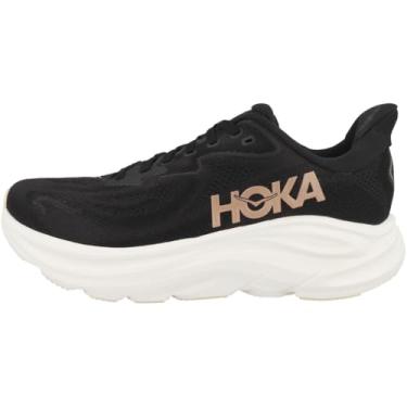 Imagem de Hoka Clifton 10 feminino, Preto/ouro rosa, 38