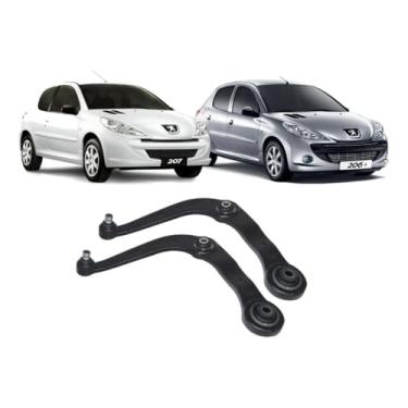Imagem de PAR BANDEJA BALANÇA DA SUSPENSÃO DIANTEIRA 206 207 2008 A 2015