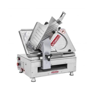 Imagem de Cortador E Fatiador Automático De Frios Bermar 30 Cm Inox Bm18 Bivolt