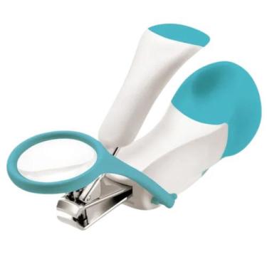 Imagem de Cortador de Unha Infantil com Lupa Azul - Multikids Baby