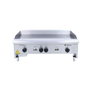 Imagem de Chapa Bifeteira Lisa Lanche Gás Americana 90 Espessura 18mm Cg90 - Ven