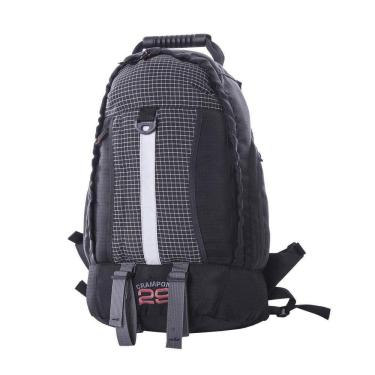 Imagem de Mochila Trilhas & Rumos Crampon 29L - Quadriculado/Preto