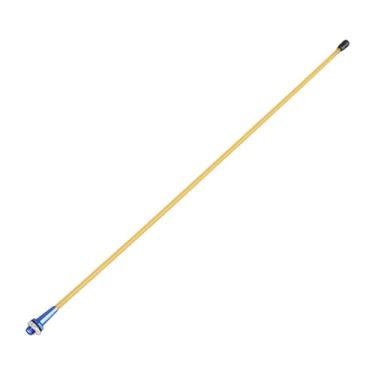 Imagem de MERIGLARE Suporte para kit de modelo, base de antena, conjunto de manga de tubo, base de liga de alumínio, conjunto de antena receptor universal para modelos de, Azul Amarelo