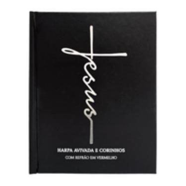 Imagem de Harpa avivada e corinhos letra gigante - 09 jesus preta