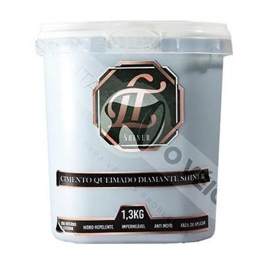 Imagem de Tinta Efeito Cimento Queimado 1,3KG Larimar Lt Shine - LT SHINER