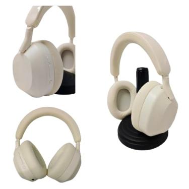 Imagem de Fone de Ouvido Bluetooth 5.3 com ANC, Redução de Ruído, Bateria 20h, Headset EL-1512 (Creme)