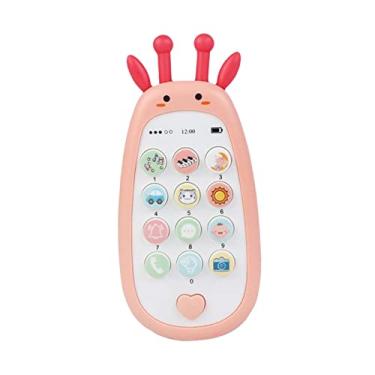 Imagem de menolana Minibrinquedos portáteis para telefone, brinquedos educativos com sons para meninos, crianças, presente de aniversário, ROSA