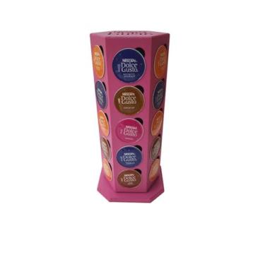 Imagem de TORRE GIRATÓRIA ORGANIZADOR PORTA CÁPSULAS DE CAFÉ DOLCE GUSTO - Sem e