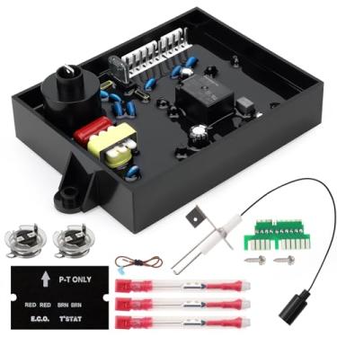 Imagem de LOCOPOW Kit de peças de reposição para aquecedor de água RV 3 em 1 para Atwood/Dometic, placa de controle/circuito 91365 93305, kit de corte térmico 91447, ignição de ignição 93868/eletrodo