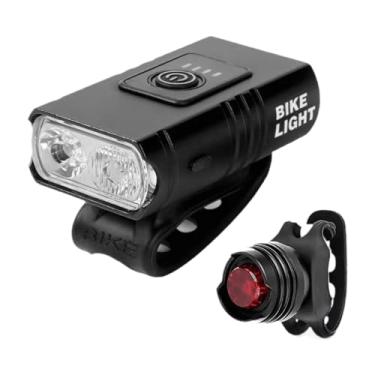 Imagem de Zxpjkyu Luzes Dianteiras E Traseiras para Bicicleta, 2 LEDs, Conjunto de Faróis E Lanternas Traseiras para Bicicleta, Acessórios para Ciclismo, Homens, Style a