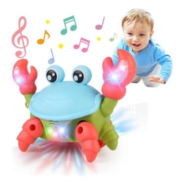 Imagem de Brinquedo Caranguejo Fujão Musical Anda Som Luz E Movimento