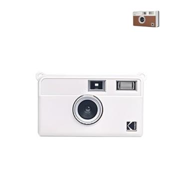 Imagem de Capa para câmera de filme de meia moldura Kodak EKTAR H35, protetor de silicone macio WUNIAK portátil, resistente a arranhões, cor branca.