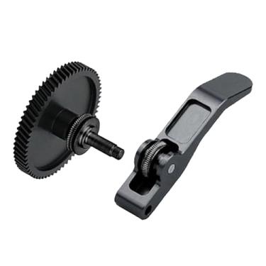 Imagem de Generic Conjunto de equipamentos de extrusão Conjunto da roda de extrusão com suporte STURDY EAST de instalação 3D Peças da impressora Substitua a peça para, Preto