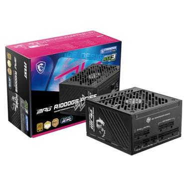 Imagem de MSI MPG A1000GS PCIE5 ATX 3.1 - Fonte de alimentação para jogos - Modular Completo - Certificado 80 Plus Gold 1000 W - Capacitores 100% japoneses de 105 °C - Fonte de alimentação ATX