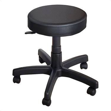 Imagem de Cadeira Mocho Banqueta Giratória com Rodízios e Pistão a Gás