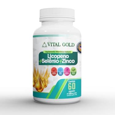 Imagem de LICOPENO + SELÊNIO + ZINCO - 500mg (60 Cápsulas) VITAL GOLD (1)