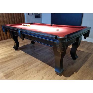 Imagem de Mesa de Sinuca - 2,52x1,40 - Nelson Bilhares, Bordô