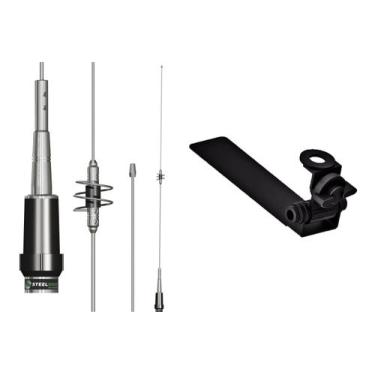 Imagem de Antena Móvel Dual Band 86cm Ap0191 Suporte Caminhonete S10 Hilux Range