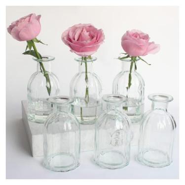 Imagem de Conjunto de vasos Bud HANIHUA Vaso de vidro pequeno para flores (6 uni