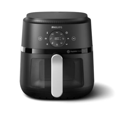 Imagem de Philips Série 2000 Airfryer – Tecnologia RapidAir, maneiras 13 em 1 de cozinhar, capacidade de 4,4 litros, refeições saudáveis até 90% menos gordura, fácil de limpar, lavável na lava-louças, controle
