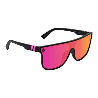 Imagem de Blenders Eyewear SciFi – Óculos de sol polarizados – lente única com um design plano – 100% de proteção UV – para homens e mulheres, Midnight Emma, Standard