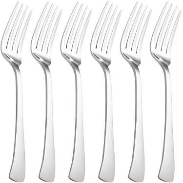Imagem de Conjunto c/ 6 garfos de sobremesa berna aço inox - wolff
