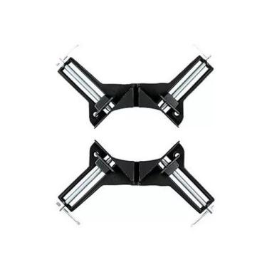 Imagem de Kit 2 Grampos Angular 75mm Aluminio Sparta 203205