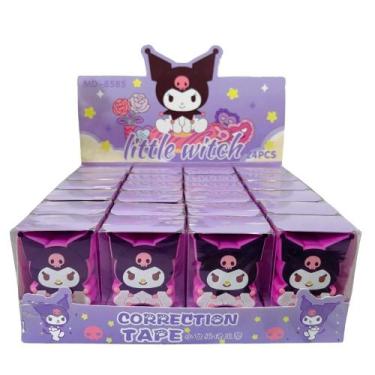 Imagem de Corretivo em fita sanrio -kuromi - papelaria kawaii - AQUELARIUM