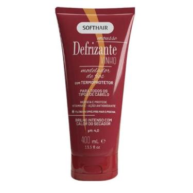 Imagem de Defrizante Vinho Soft Hair Modelador De Fios Termoprotetor Todos Tipos