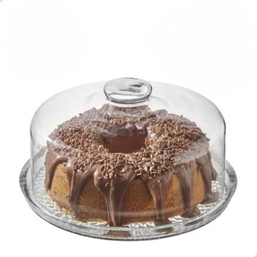 Imagem de Boleira de Vidro Com Tampa e Pé (VIDRO SEM PÉ)