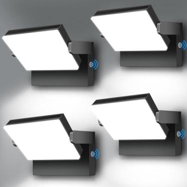Imagem de LEDMO Luminária De Parede Led 150 W Com Cabeça Ajustável De 360 Graus, Pacote De Parede De Segurança Comercial Para Áreas Externas Com Fotocélula Do Anoitecer Ao Amanhecer, Holofote Rotativo À Prov