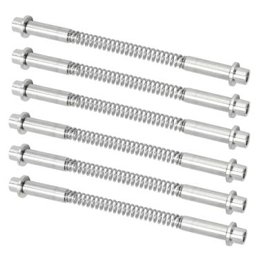 Imagem de K 5131 Kit de reparo de pino de dobradiça de porta de tempestade para portas de tempestade Croft e outras portas de tempestade pinos de dobradiça de porta de alumínio pacote com 6