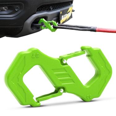 Imagem de AUTORICH Gancho de reboque S de 9,5 cm, manilha de guincho rápido de aço G80, força de ruptura de 15 kg, gancho de conexão de recuperação off-road resistente para SUV, caminhão, reboque e aplicações