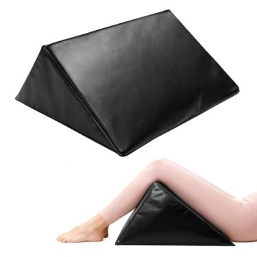 Imagem de JZHLLA Almofada de almofada de mesa de massagem para suporte de pernas, espuma 30D durável com capa de poliuretano de fácil limpeza, cunha de perna elevada para fisioterapia 51 x 48 x 39 x 29 cm