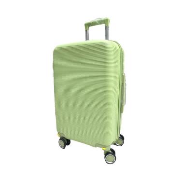 Imagem de Mala De Bordo 10Kg Polipropileno Inquebrável Verde Giratória