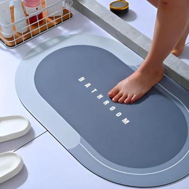 Imagem de Tapete de Banheiro Magico Super Absorvente Antiderrapante Emborrachado