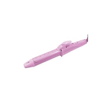 Imagem de Alisador e modelador 2 em 1 de ferro de frisar rosa 26cm - Lightbek Of