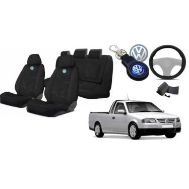 Imagem de Personalize Seu Carro: Capas Saveiro 1999-2009 + Capa de Volante + Cha