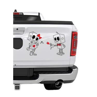 Imagem de Adesivo De Carro Robo Apaixonado