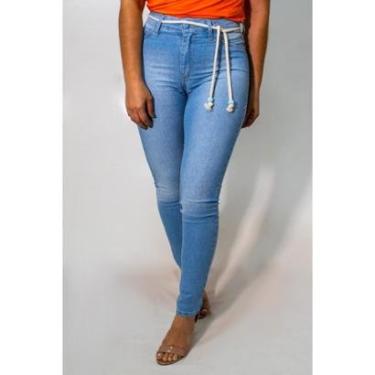Imagem de Calça Jeans Skinny Alta Amarril Rustico Feminina Anticorpus-Feminino
