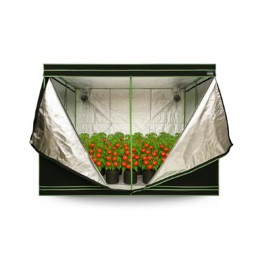 Imagem de Estufa Grow 300x150x200 Tenda Cultivo Indoor Com Tela Anti Praga Premium Original Grande Barraca Tent Cabine Box Resistente Tecido Mylar 600D Altamente Refletivo Master Plants