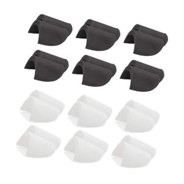 Imagem de Fancyes Conjunto de 24 ombreiras de esponja macias, almofadas antiderrapantes para reforço de ombros, jaquetas, roupas, acessórios de costura