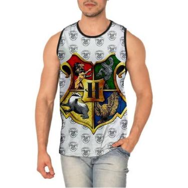 Imagem de Camiseta Regata Harry Potter Full Print Ref:393 - smoke, Preto, M