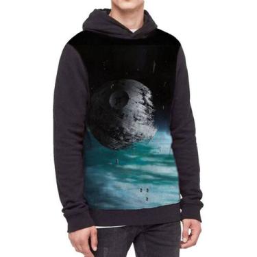 Imagem de Moletom Com Capuz Star Wars Ref:224 - smoke, Preto, GG