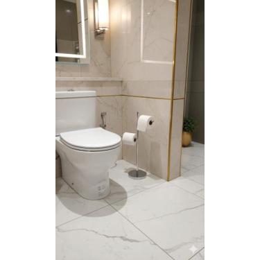 Imagem de Papeleira Papel Higienico Prinicpia Base Redonda Aluminio Polido - Alu