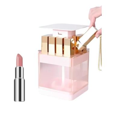 Imagem de Caixa Organizadora de Maquiagem 12 Compartimentos – Porta Batons, Esmaltes e Rímel com Design Elegante e Prático