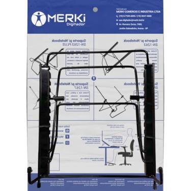 Imagem de Suporte para Notebook, Merki, Multi Level, Preto, SN-1263