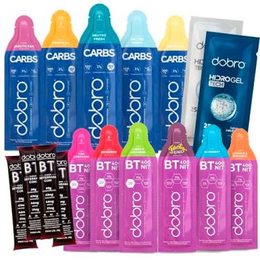 Imagem de Kit Maratona Dobro - BT Saches + Carbs + BT Nitrato + Hidro Gel Tech - Suplemento Alimentar Líquido para Atletas de Alto Rendimento - Corrida Pedal Bike - Carboidratos e Sodio