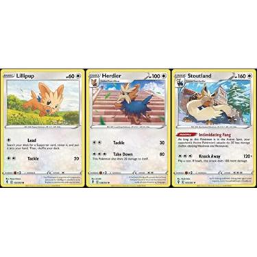 Imagem de Stoutland 135/203 - Evolving Skies - Rare - Evolution Pokemon Card lot - Herdier & Lillipup