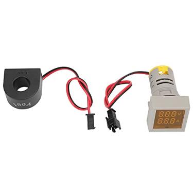 Imagem de Luz Indicadora LED, Mini Voltímetro Amperímetro Com Display Digital, Lâmpada de Sinalização Quadrada, Com Baixo Consumo de Energia, para Equipamentos de Energia Elétrica (Amarelo)